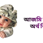 আজমি নামের ইসলামিক অর্থ কি - আজমি নামের ছেলেরা কেমন হয়