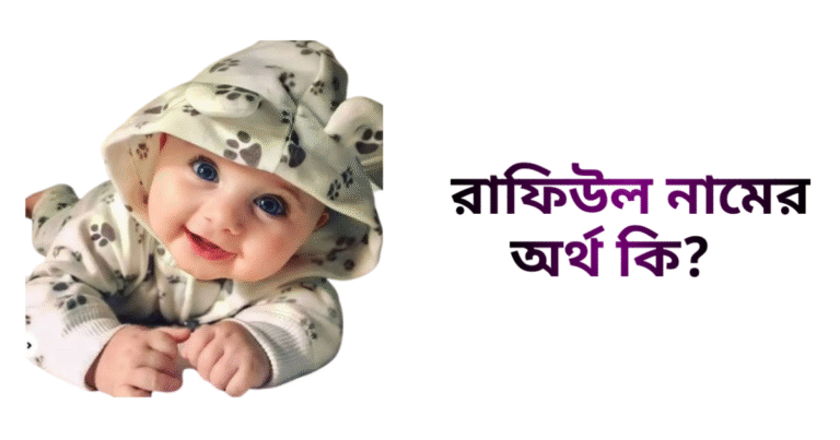 রাফিউল নামের ইসলামিক অর্থ কি - রাফিউল নামের ছেলেরা কেমন হয়