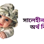 সালেহীন নামের ইসলামিক অর্থ কি - সালেহীন নামের ছেলেরা কেমন হয়