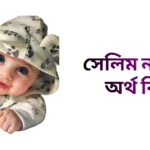সেলিম নামের ইসলামিক অর্থ কি - সেলিম নামের ছেলেরা কেমন হয়