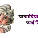 যাকারিয়া নামের ইসলামিক অর্থ কি - যাকারিয়া নামের ছেলেরা কেমন হয়