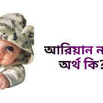 আরিয়ান নামের ইসলামিক অর্থ কি - আরিয়ান নামের ছেলেরা কেমন হয়