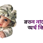 রতন নামের ইসলামিক অর্থ কি - রতন নামের ছেলেরা কেমন হয়
